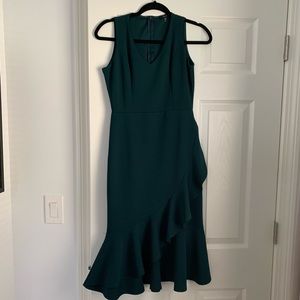 Ruffle hem dress